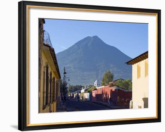 Volcan De Agua, 3765M, Antigua, Guatemala, Central America-Christian Kober-Framed Photographic Print