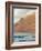 Volcanic Cliffs of the Risco De Famara Rising Over Lanzarote's Finest Beach, Canary Islands-Robert Francis-Framed Photographic Print