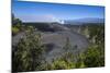 Volcanic Crater before the Smoking Kilauea Summit Lava Lake in the Hawaii Volcanoes National Park-Michael Runkel-Mounted Photographic Print