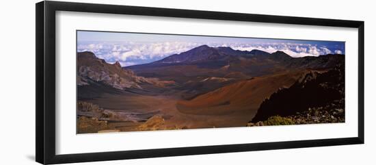 Volcanic Crater, Haleakala, Maui, Big Island, Hawaii, USA-null-Framed Photographic Print