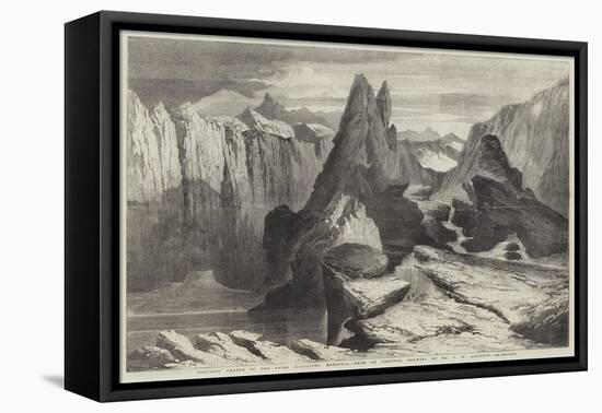 Volcanic Crater in the Saian Mountains, Mongolia-Richard Principal Leitch-Framed Premier Image Canvas