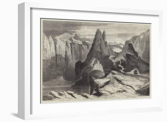 Volcanic Crater in the Saian Mountains, Mongolia-Richard Principal Leitch-Framed Giclee Print