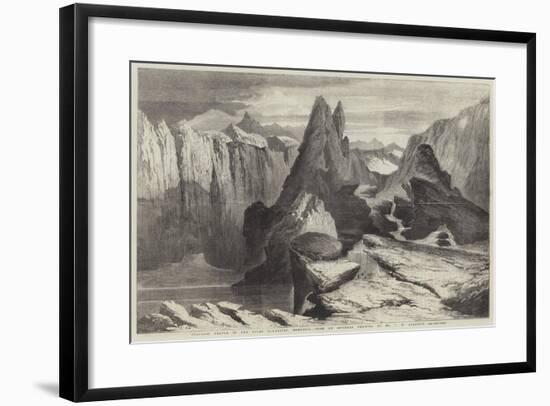 Volcanic Crater in the Saian Mountains, Mongolia-Richard Principal Leitch-Framed Giclee Print