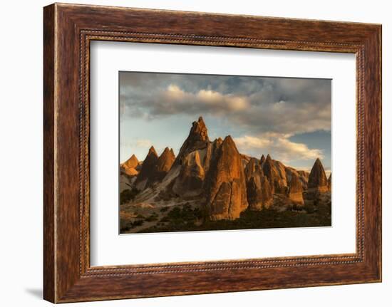 Volcanic Desert Landscape and its Fabulous Geographical Structures Caught in Evening Light-David Clapp-Framed Photographic Print