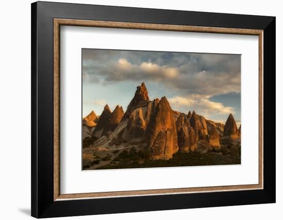 Volcanic Desert Landscape and its Fabulous Geographical Structures Caught in Evening Light-David Clapp-Framed Photographic Print