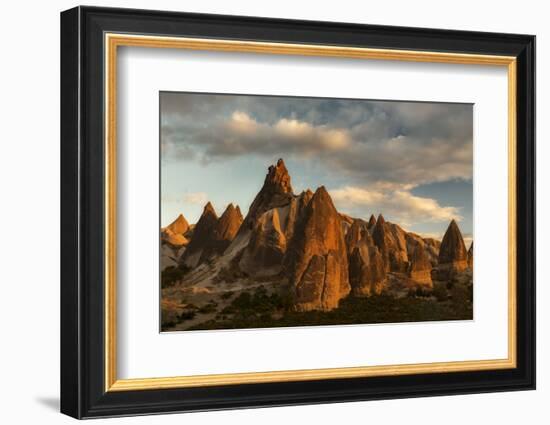 Volcanic Desert Landscape and its Fabulous Geographical Structures Caught in Evening Light-David Clapp-Framed Photographic Print