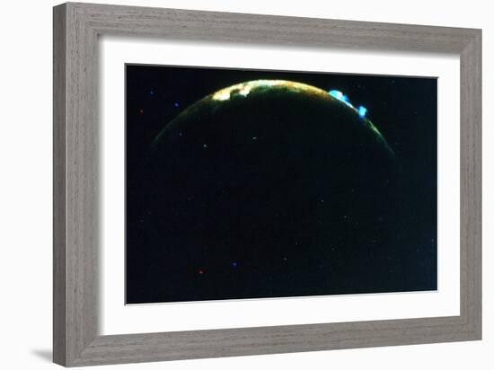 Volcanic Eruption on Jupiter's Moon, Lo, 1979-null-Framed Giclee Print