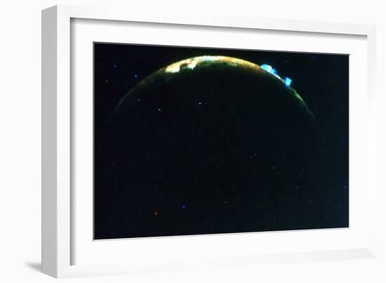 Volcanic Eruption on Jupiter's Moon, Lo, 1979-null-Framed Giclee Print