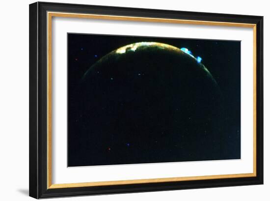 Volcanic Eruption on Jupiter's Moon, Lo, 1979-null-Framed Giclee Print