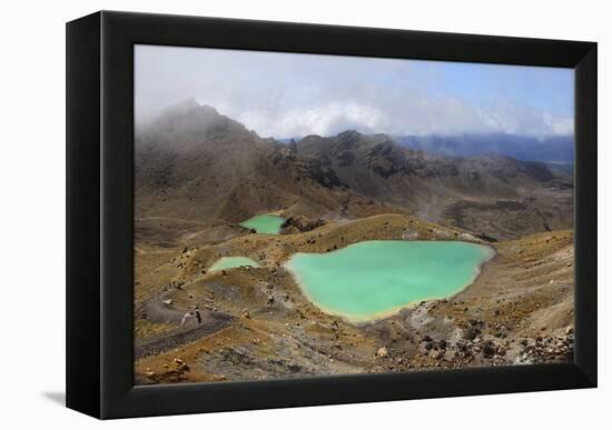 Volcanic Lakes, New Zealand-Cordelia Molloy-Framed Premier Image Canvas