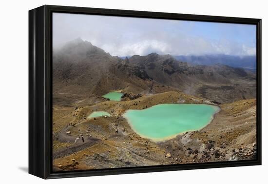 Volcanic Lakes, New Zealand-Cordelia Molloy-Framed Premier Image Canvas