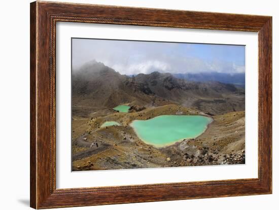 Volcanic Lakes, New Zealand-Cordelia Molloy-Framed Photographic Print