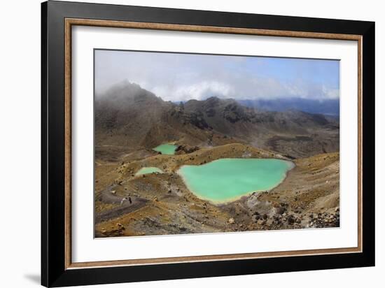 Volcanic Lakes, New Zealand-Cordelia Molloy-Framed Photographic Print