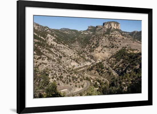 Volcanic plateau of Sierra Tarahumara, above Copper Canyon, Chihuahua, Mexico, North America-Tony Waltham-Framed Photographic Print