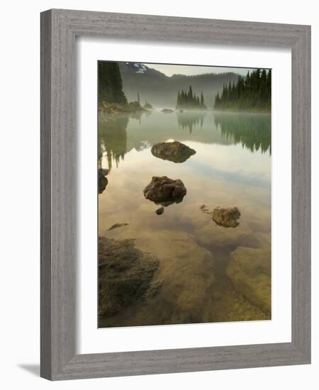 Volcanic Rock and the Battleship Islands, Garibaldi Provincial Park, British Columbia, Canada-Paul Colangelo-Framed Photographic Print