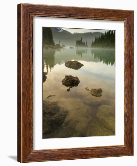 Volcanic Rock and the Battleship Islands, Garibaldi Provincial Park, British Columbia, Canada-Paul Colangelo-Framed Photographic Print