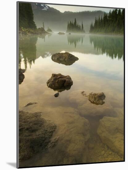 Volcanic Rock and the Battleship Islands, Garibaldi Provincial Park, British Columbia, Canada-Paul Colangelo-Mounted Photographic Print