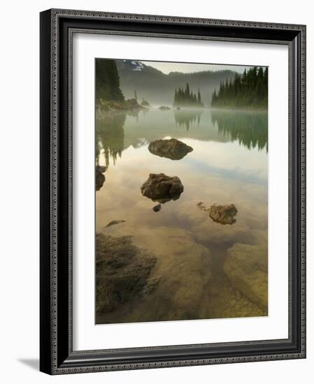 Volcanic Rock and the Battleship Islands, Garibaldi Provincial Park, British Columbia, Canada-Paul Colangelo-Framed Photographic Print