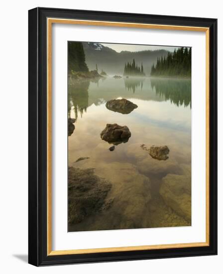 Volcanic Rock and the Battleship Islands, Garibaldi Provincial Park, British Columbia, Canada-Paul Colangelo-Framed Photographic Print