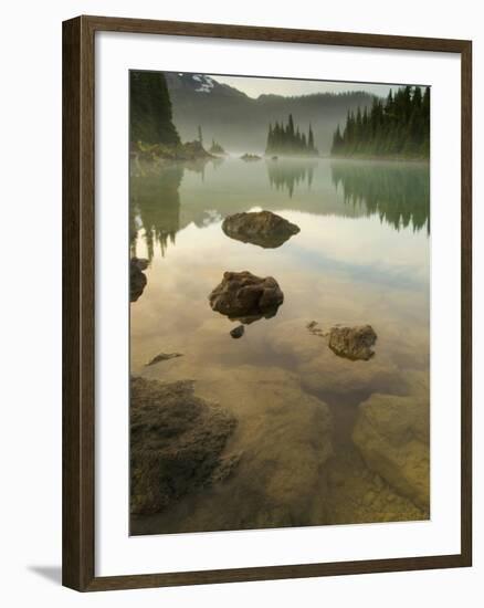 Volcanic Rock and the Battleship Islands, Garibaldi Provincial Park, British Columbia, Canada-Paul Colangelo-Framed Photographic Print