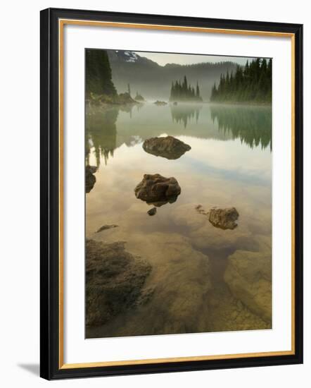 Volcanic Rock and the Battleship Islands, Garibaldi Provincial Park, British Columbia, Canada-Paul Colangelo-Framed Photographic Print