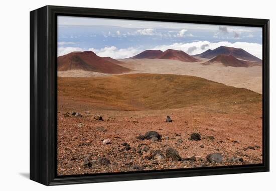 Volcanic Rock Formations , the Big Island of Hawaii-James White-Framed Premier Image Canvas