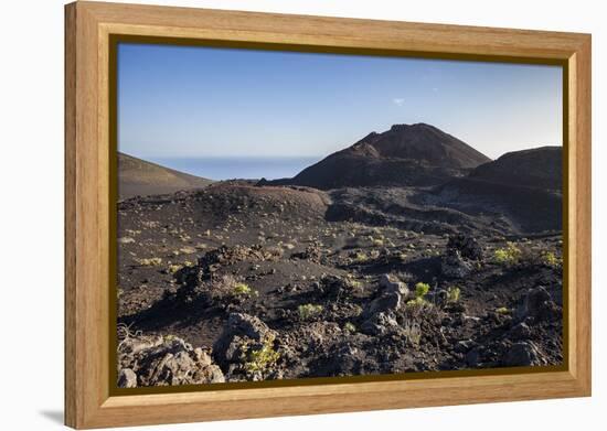 Volcano Landscape Between the Two Volcanoes San Antonio and Teneguia, La Palma, Spain-Gerhard Wild-Framed Premier Image Canvas