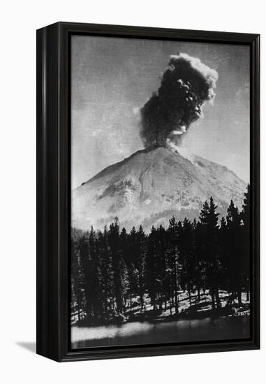 Volcano - Lassen Peak, USA-null-Framed Premier Image Canvas