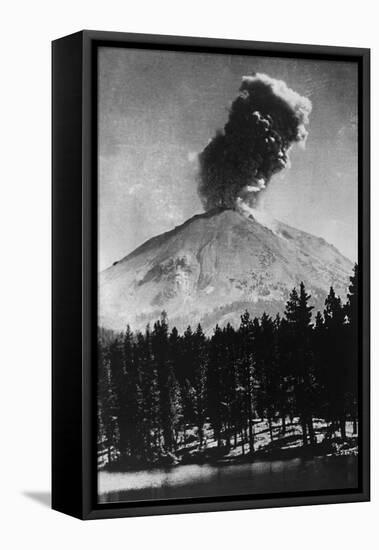 Volcano - Lassen Peak, USA-null-Framed Premier Image Canvas