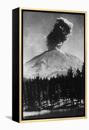 Volcano - Lassen Peak, USA-null-Framed Premier Image Canvas