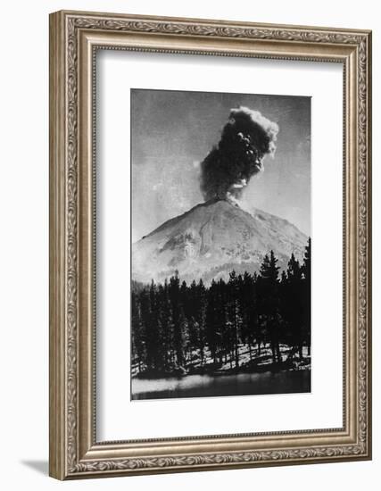 Volcano - Lassen Peak, USA-null-Framed Photographic Print