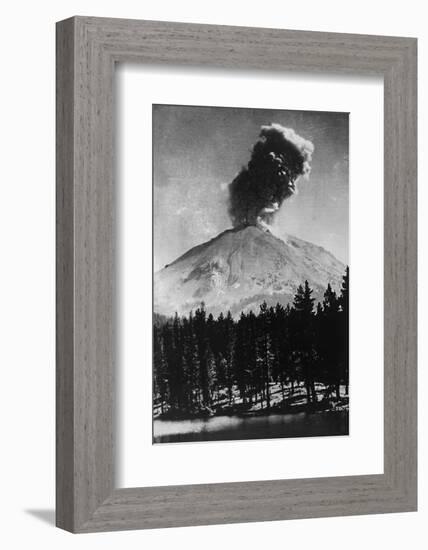 Volcano - Lassen Peak, USA-null-Framed Photographic Print