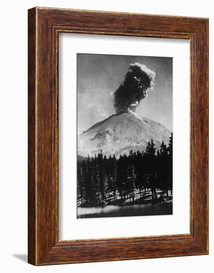 Volcano - Lassen Peak, USA-null-Framed Photographic Print