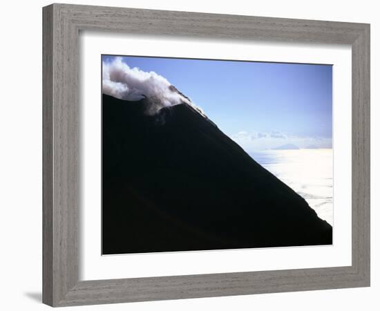 Volcano, Stromboli Island, Eolian Islands (Aeolian Islands), Unesco World Heritage Site, Italy-Oliviero Olivieri-Framed Photographic Print