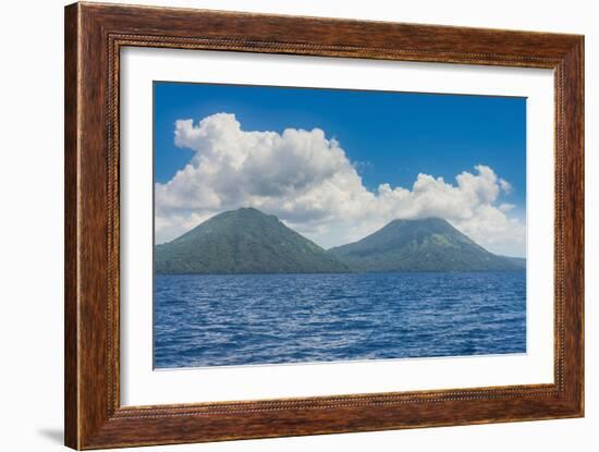 Volcano Tavurvur, Rabaul, East New Britain, Papua New Guinea, Pacific-Michael Runkel-Framed Photographic Print