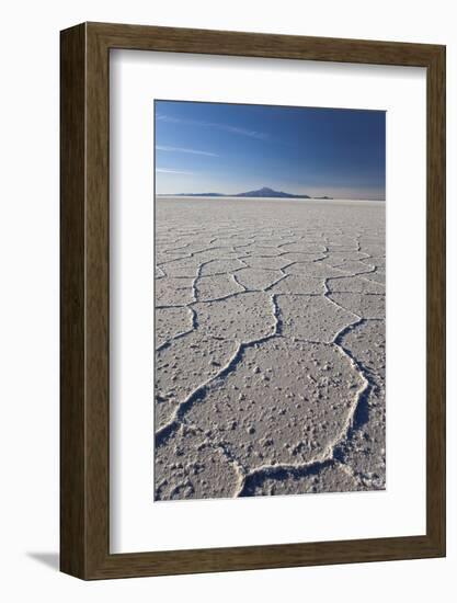 Volcano Tunupa on the Horizon of the Salar De Uyuni-Roberto Moiola-Framed Photographic Print