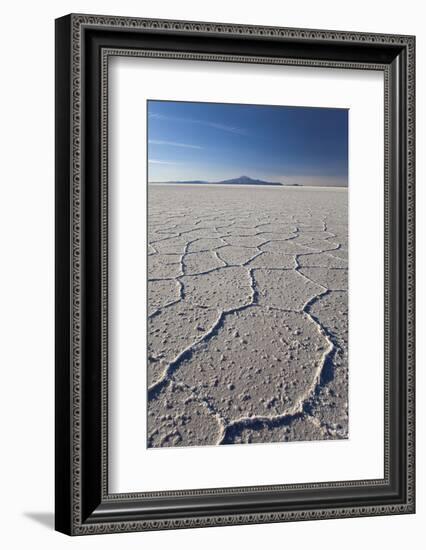 Volcano Tunupa on the Horizon of the Salar De Uyuni-Roberto Moiola-Framed Photographic Print