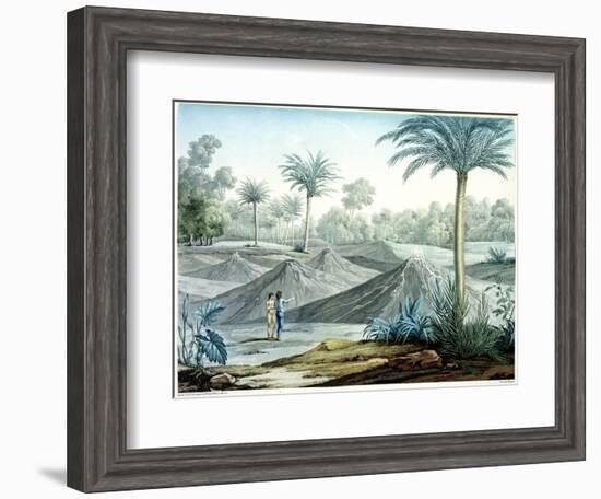 Volcanoes in the Region of Turbaco-Louis De Rieux-Framed Giclee Print