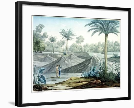 Volcanoes in the Region of Turbaco-Louis De Rieux-Framed Giclee Print