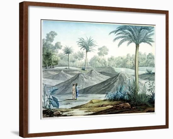 Volcanoes in the Region of Turbaco-Louis De Rieux-Framed Giclee Print