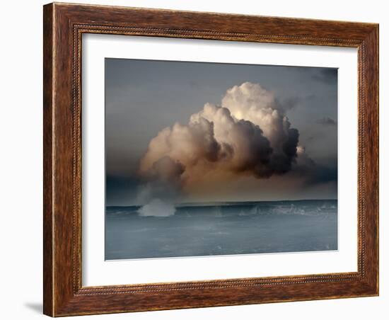 Volcanoes National Park, Hawaii: a Giant Sulfur Dioxide Gas Plume from Kilauea Volcano-Ian Shive-Framed Photographic Print