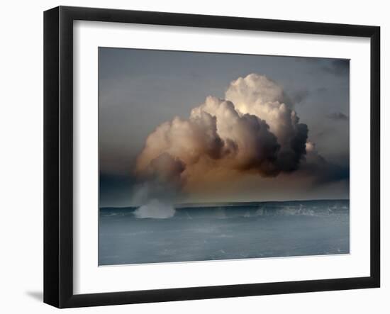 Volcanoes National Park, Hawaii: a Giant Sulfur Dioxide Gas Plume from Kilauea Volcano-Ian Shive-Framed Photographic Print