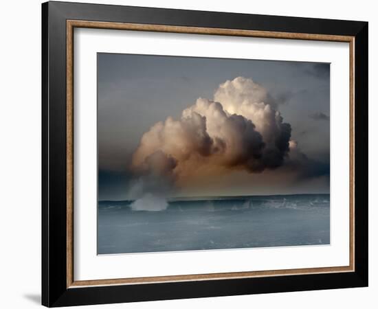 Volcanoes National Park, Hawaii: a Giant Sulfur Dioxide Gas Plume from Kilauea Volcano-Ian Shive-Framed Photographic Print