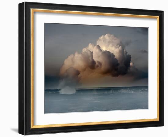 Volcanoes National Park, Hawaii: a Giant Sulfur Dioxide Gas Plume from Kilauea Volcano-Ian Shive-Framed Photographic Print