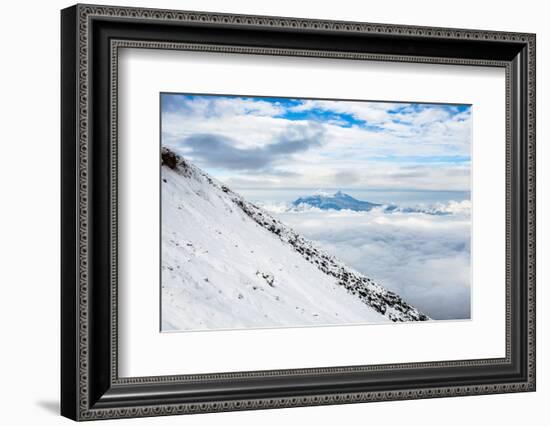 Volcanoes of Illiniza Norte, Cotopaxi Province-Matthew Williams-Ellis-Framed Photographic Print