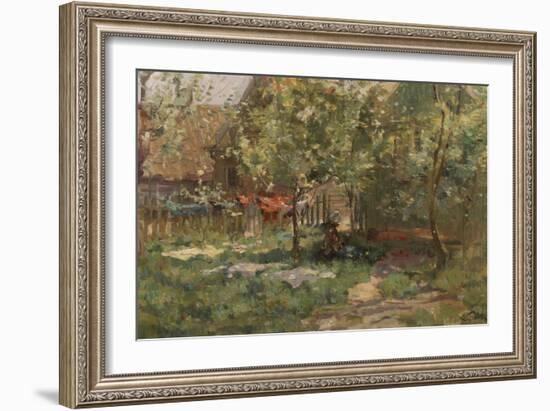 Volendam in May-Lucien Frank-Framed Giclee Print