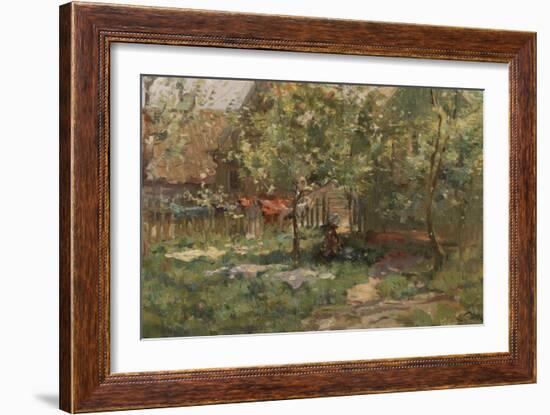 Volendam in May-Lucien Frank-Framed Giclee Print