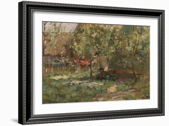 Volendam in May-Lucien Frank-Framed Giclee Print