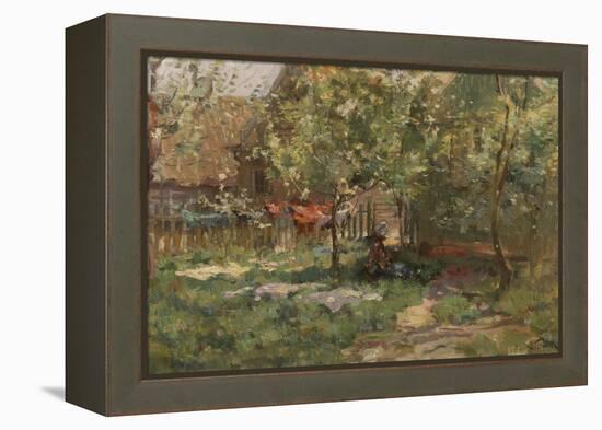 Volendam in May-Lucien Frank-Framed Premier Image Canvas