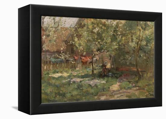 Volendam in May-Lucien Frank-Framed Premier Image Canvas